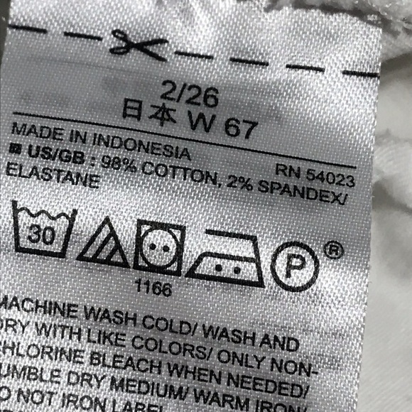 Gap Size 2/26 (See Measurements) White Khaki Shorts Girlfriend 5” Short - Picture 4 of 4